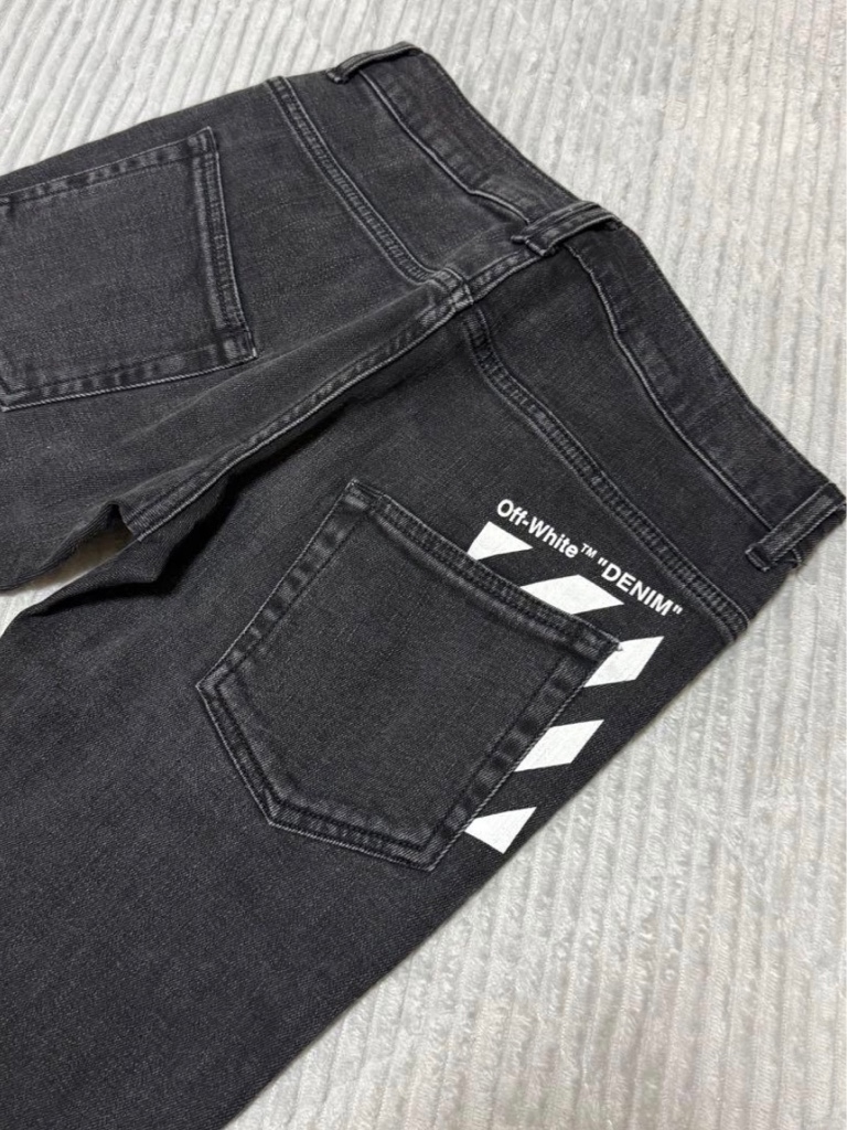 Off-White skinny jeans スリムストレート ブラック 28 Off-White skinny jeans スリムストレート ブラック 28 - ARCHIVESTOCK