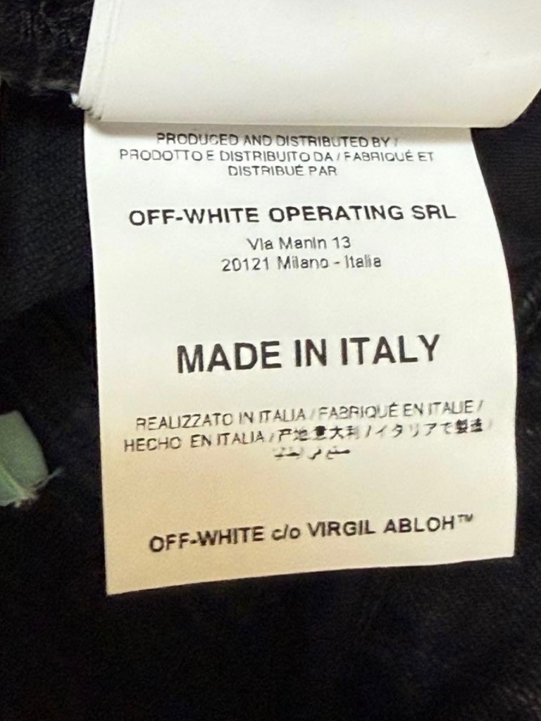 Off-White skinny jeans スリムストレート ブラック 28 - ARCHIVESTOCK