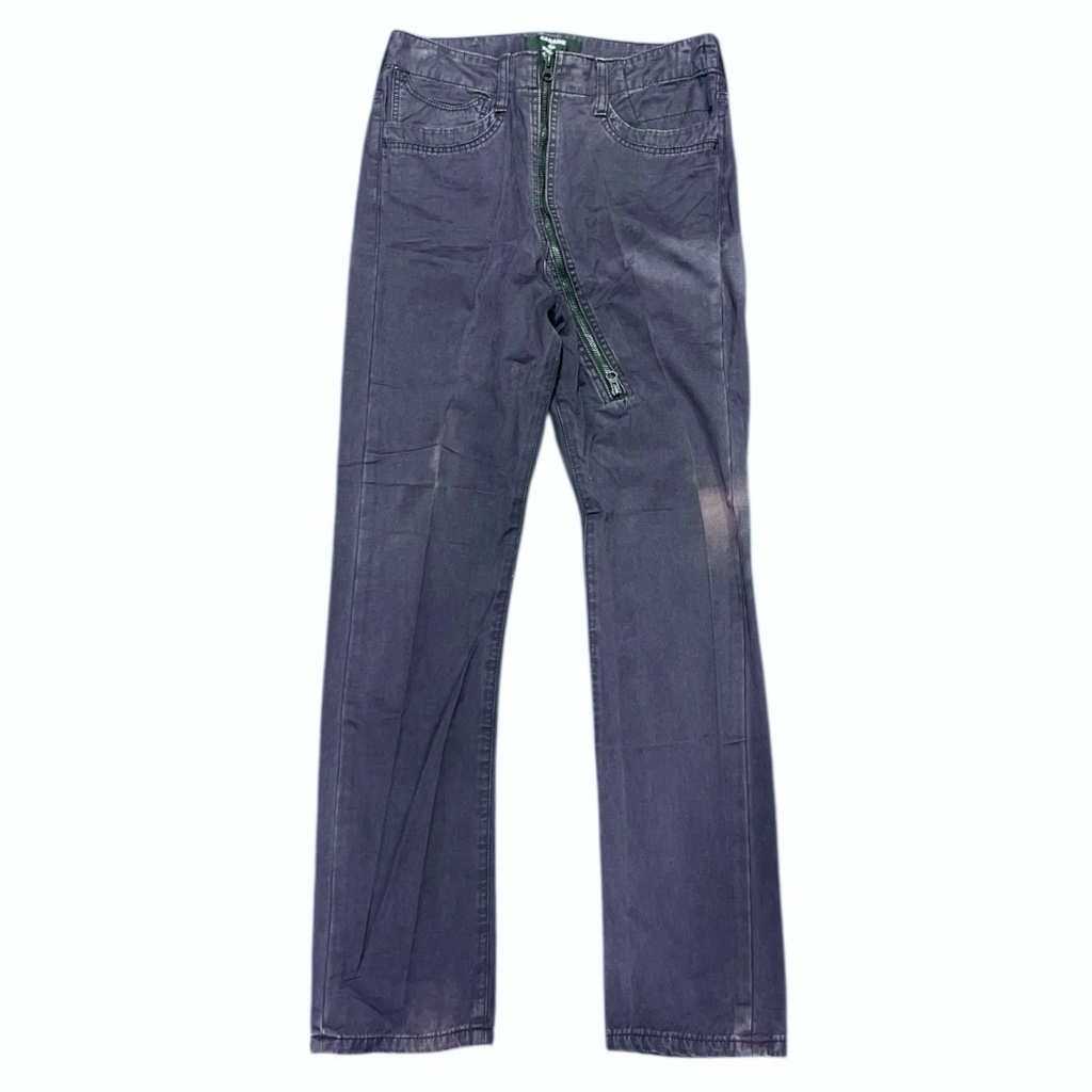 CABANE de ZUCCA カーブジップパンツ 製品染め 日本製 - ARCHIVESTOCK