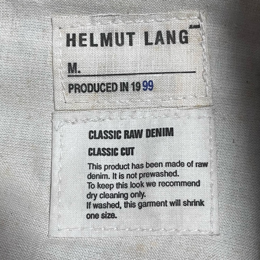 1999 HELMUT LANG 濃紺 デニム 本人期 アーカイブ 29 - ARCHIVESTOCK