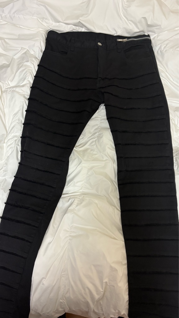 新品タグ付 UNDERCOVERISM ストレッチハギパンツ 黒 サイズ5 希少