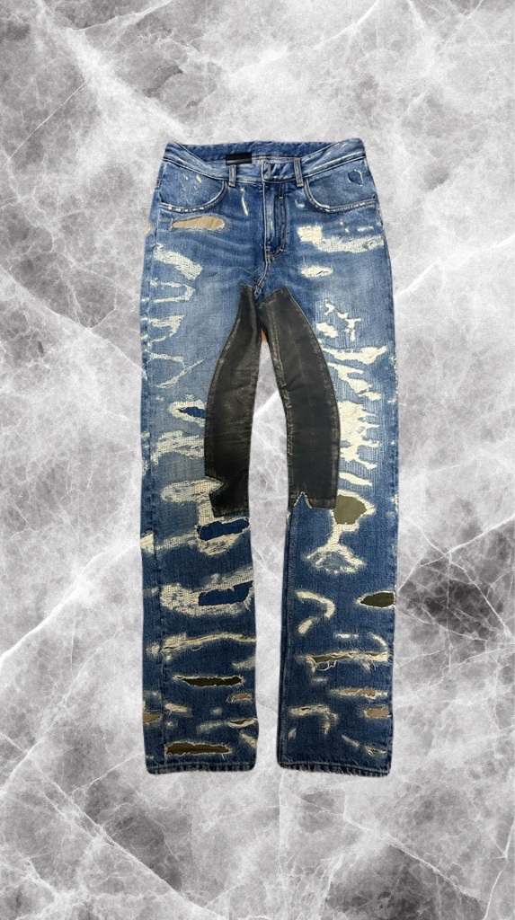 GIVENCHY moleskin boro モールスキン デニム denim - ARCHIVESTOCK