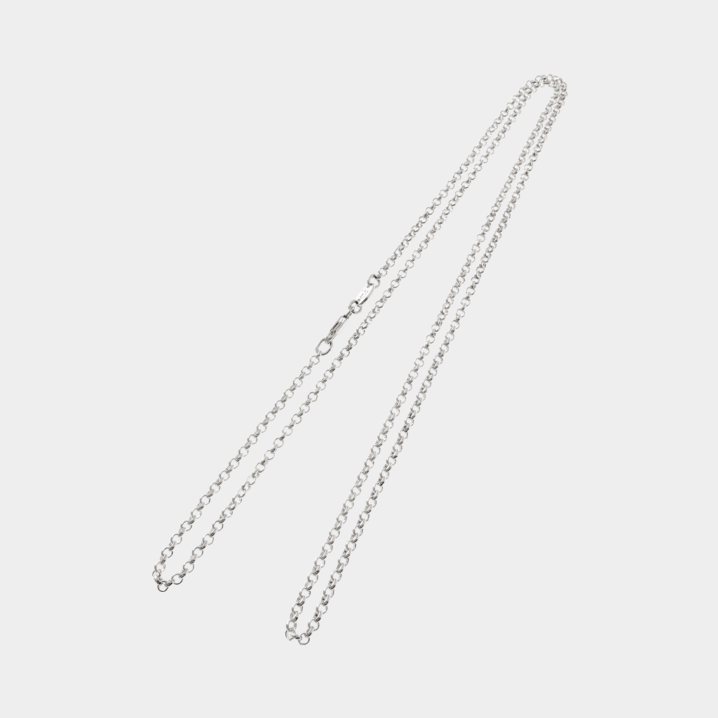 クロムハーツ ロールチェーン 24インチ クロス ダガー チャーム ネックレス クロムハーツ ロールチェーン 24インチ CH CHAIN CHROME HEARTS