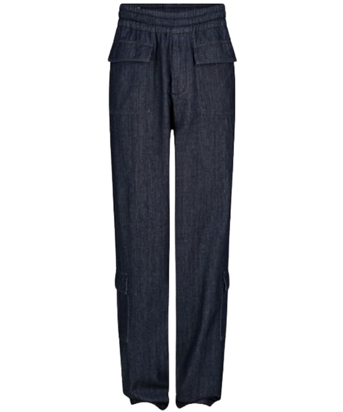 DRIES VAN NOTEN Cargo In Denim Pendeen Indigo 44 - ARCHIVESTOCK