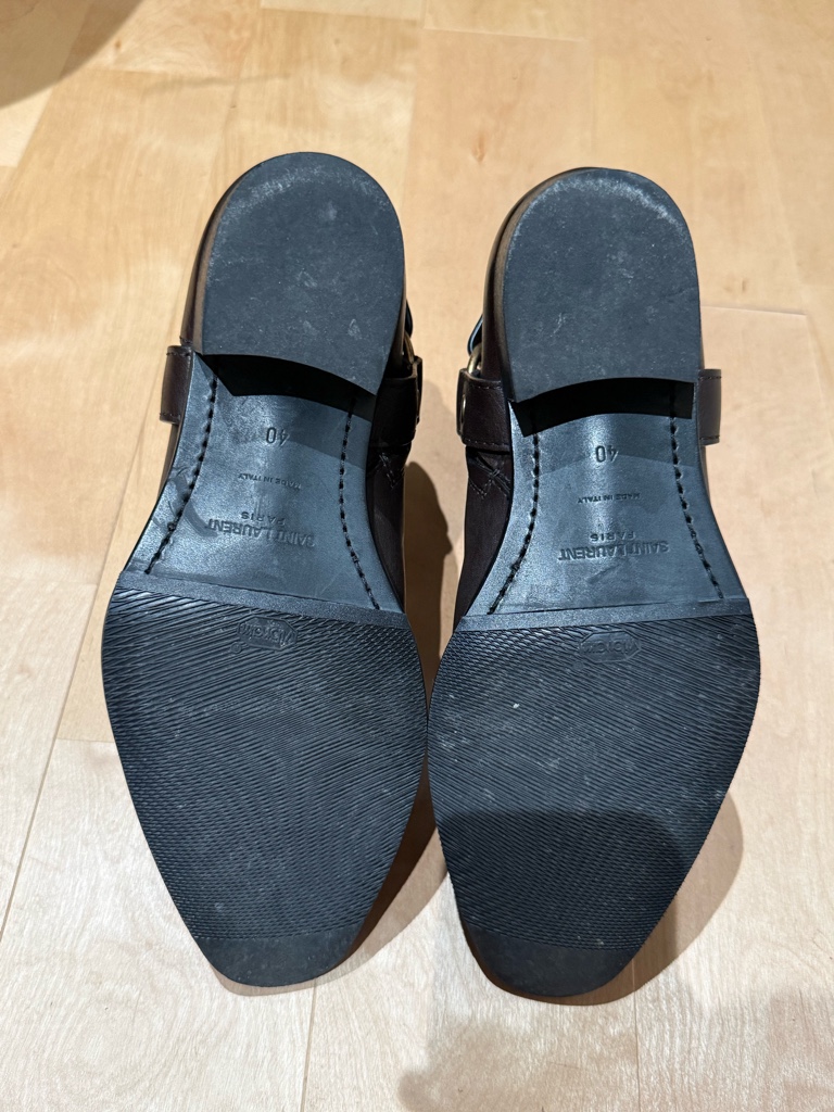 SAINT LAURENT PARIS ハーネスリングブーツ 40 - ARCHIVESTOCK