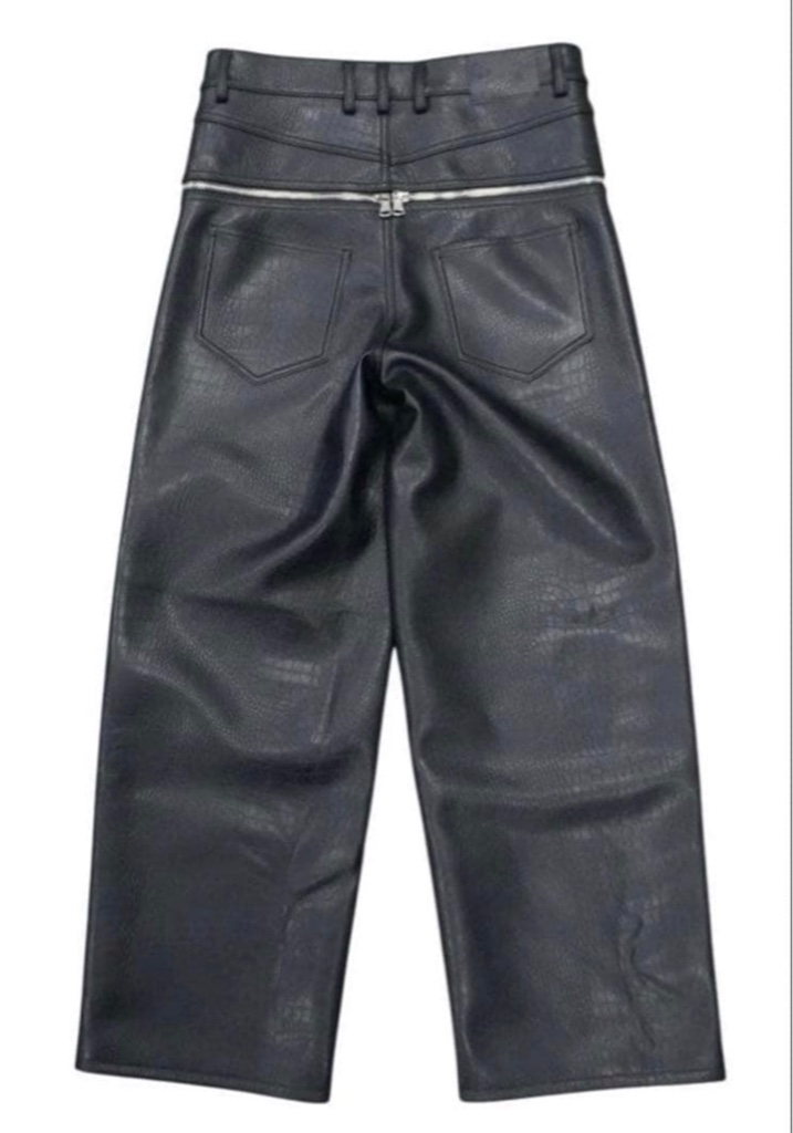 GOAR goar.Archive Croco Zipper Pants S - ARCHIVESTOCK