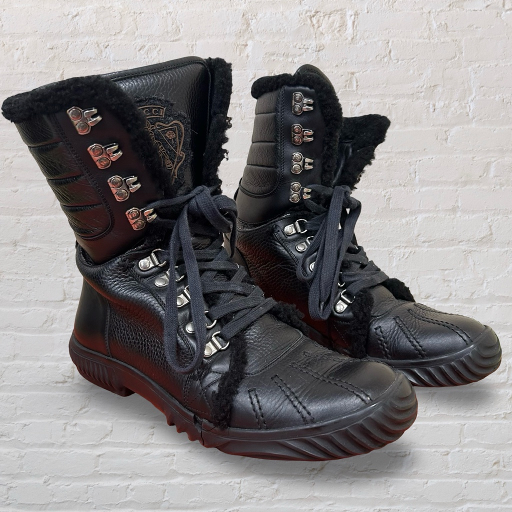 GUCCI 2007AW レースアップ コンバットブーツ - ARCHIVESTOCK