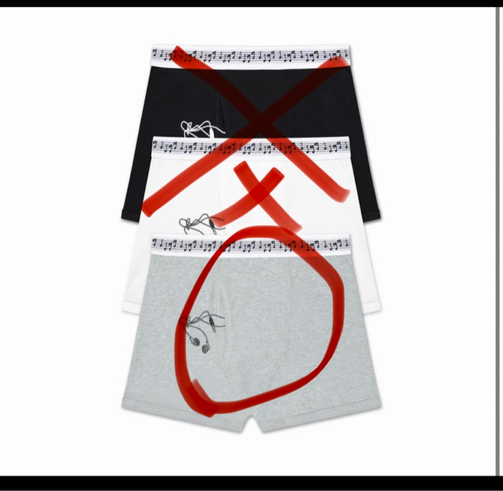 bazo1199 ボクサーパンツ 灰色 size M - ARCHIVESTOCK