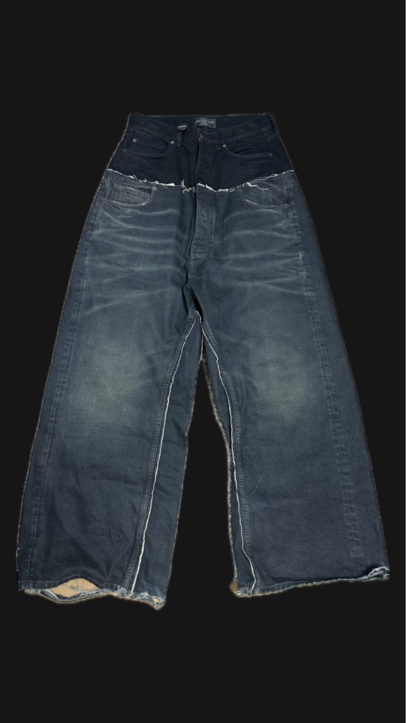 8月20日限定価格　24fw balenciaga cut up baggy 8月限定価格 24fw balenciaga cut up baggy - ARCHIVESTOCK