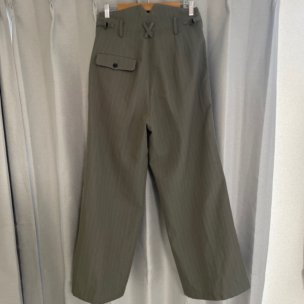 ロ*ー様 soshiotsuki 22aw Dokan Trousers サイズ soshiotsuki 22aw Dokan Trousers - ARCHIVESTOCK