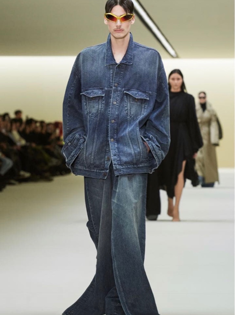 balenciaga 23fw double front leg denim - ARCHIVESTOCK