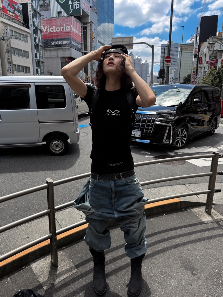 パンツ BALENCIAGA 23fw demna era double denim balenciaga 23fw double front leg denim - ARCHIVESTOCK