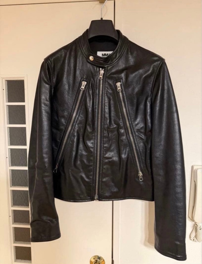 MM6 maison Margiela 八の字シングルライダース - ARCHIVESTOCK