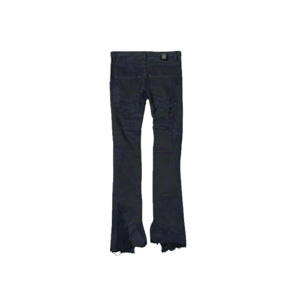 QL MansionMaker destroy crust patchwork fringe denim - ARCHIVESTOCK