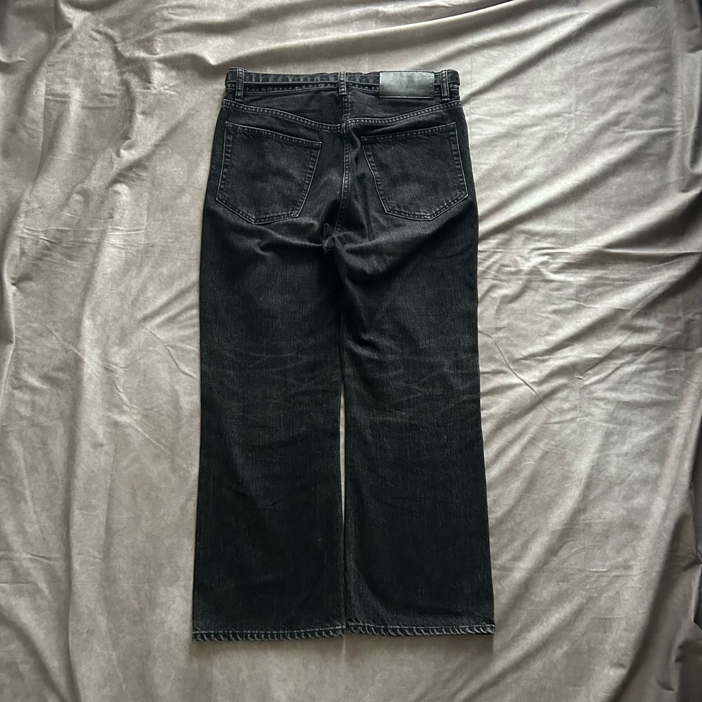 23ss sacai buckle belt boots cut denim - ARCHIVESTOCK