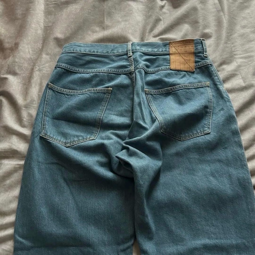 23ss Archive SOSHIOTSUKI wide flare denim - ARCHIVESTOCK