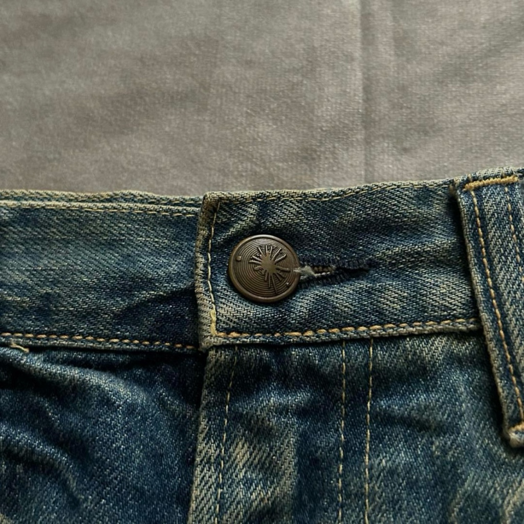 09ss MIHARAYASUHIRO paint straight denim - ARCHIVESTOCK