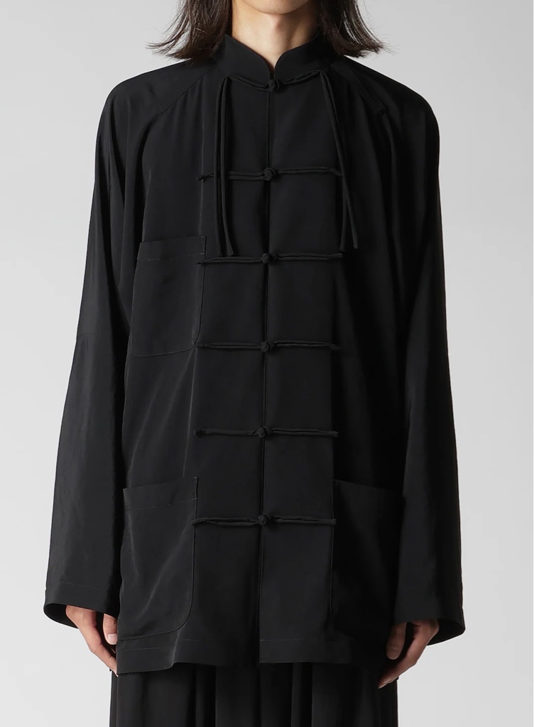 Yohji yamamoto pour homme 26ss チャイナジャケット yohji yamamoto pour homme 26ss タキシード チャイナジャケット