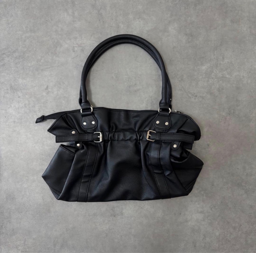 2000s archives city leather shoulder bag y2k - ARCHIVESTOCK