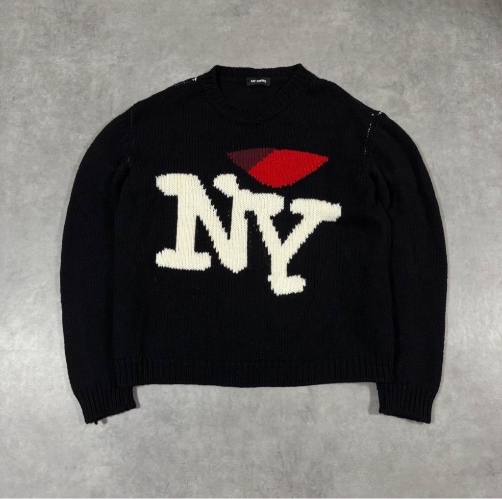 トップス 2017AW Raf Simons LoveNY cropped sweater 2017AW Raf Simons LoveNY cropped sweater - ARCHIVESTOCK