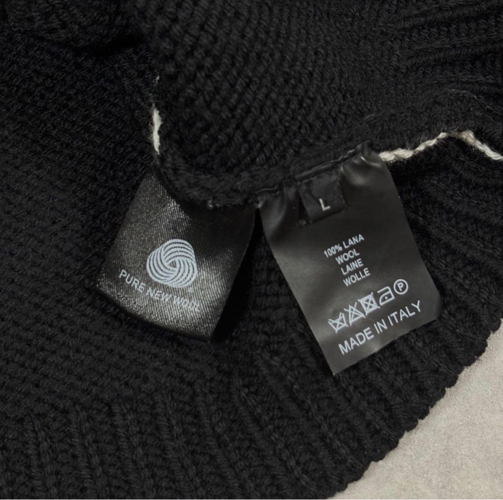 2017AW Raf Simons LoveNY cropped sweater - ARCHIVESTOCK