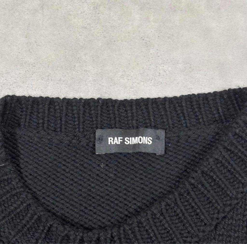 2017AW Raf Simons LoveNY cropped sweater - ARCHIVESTOCK