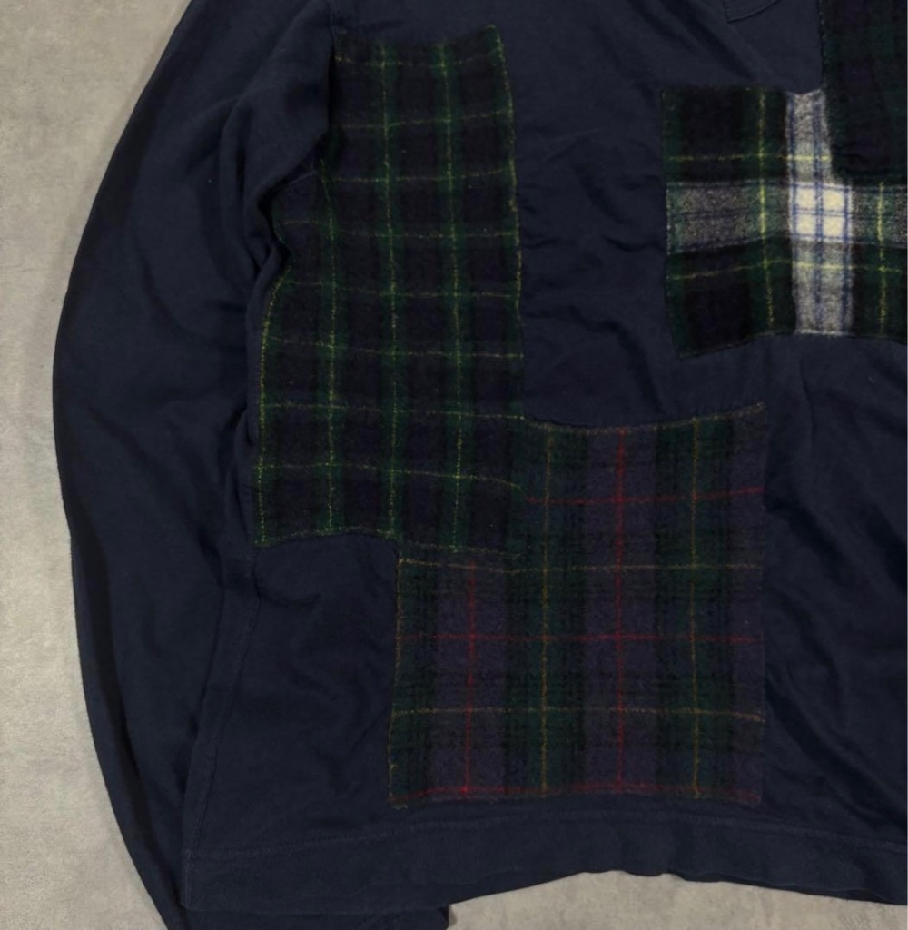 2008AW comme des garcons homme patchwork long t shirt - ARCHIVESTOCK