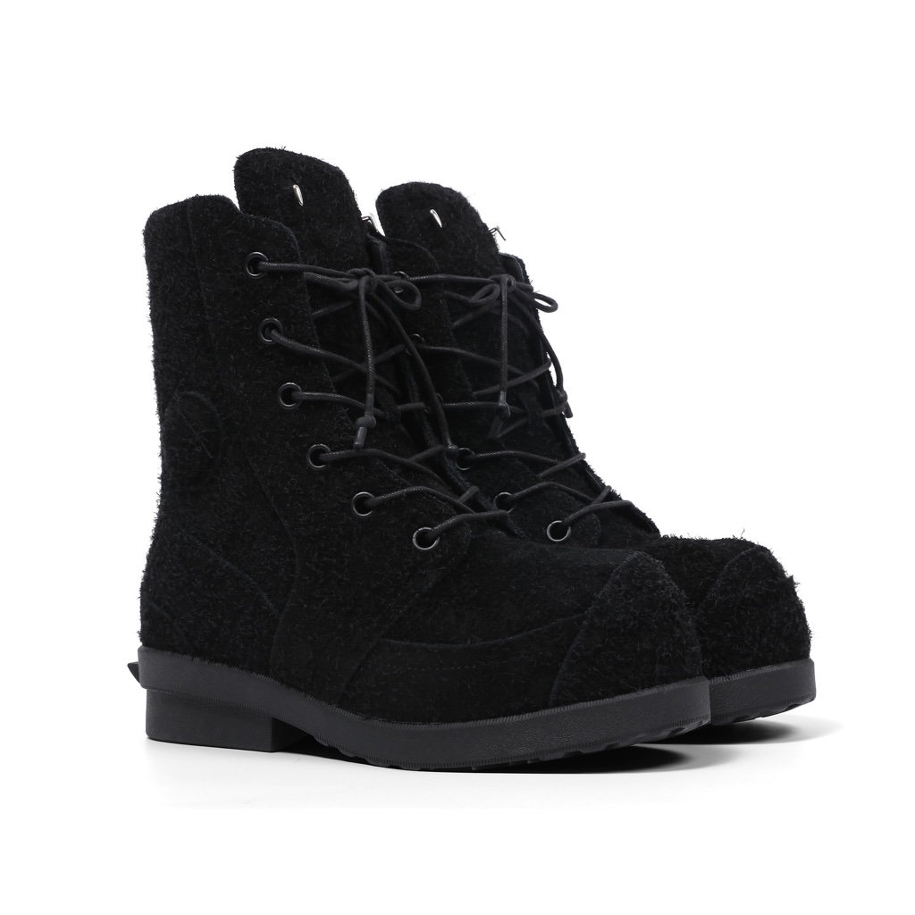 靴 Bazo1199 Mickey Boot pour Homme Nylon bazo1199 CANNNONE Mickey Boot pour Homme - Kiwi Noir - ARCHIVESTOCK