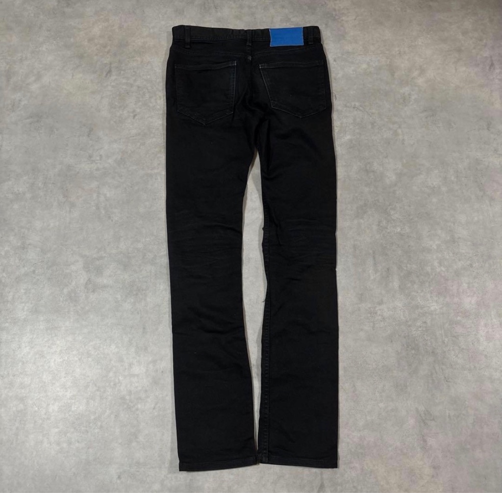 2000s phenomenon damage skinny denim pants - ARCHIVESTOCK