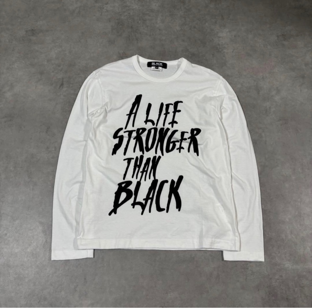 2026ssコムデギャルソンカットソー 2026SS Black comme des garcons long t shirt - ARCHIVESTOCK