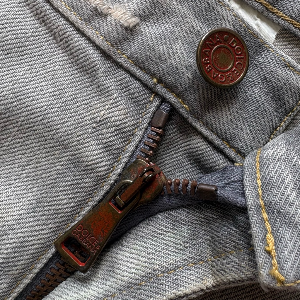 dolce&gabbana 14gold damage denim pants - ARCHIVESTOCK