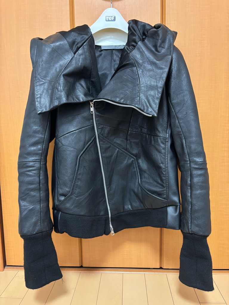 Ekam Lamb Leather Hooded Jacket - ARCHIVESTOCK