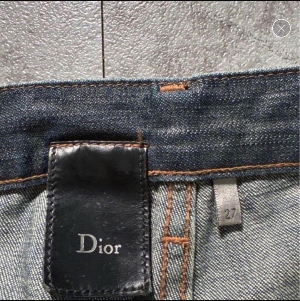 07aw dior homme エディ期ラスト コーティングデニム 27 - ARCHIVESTOCK