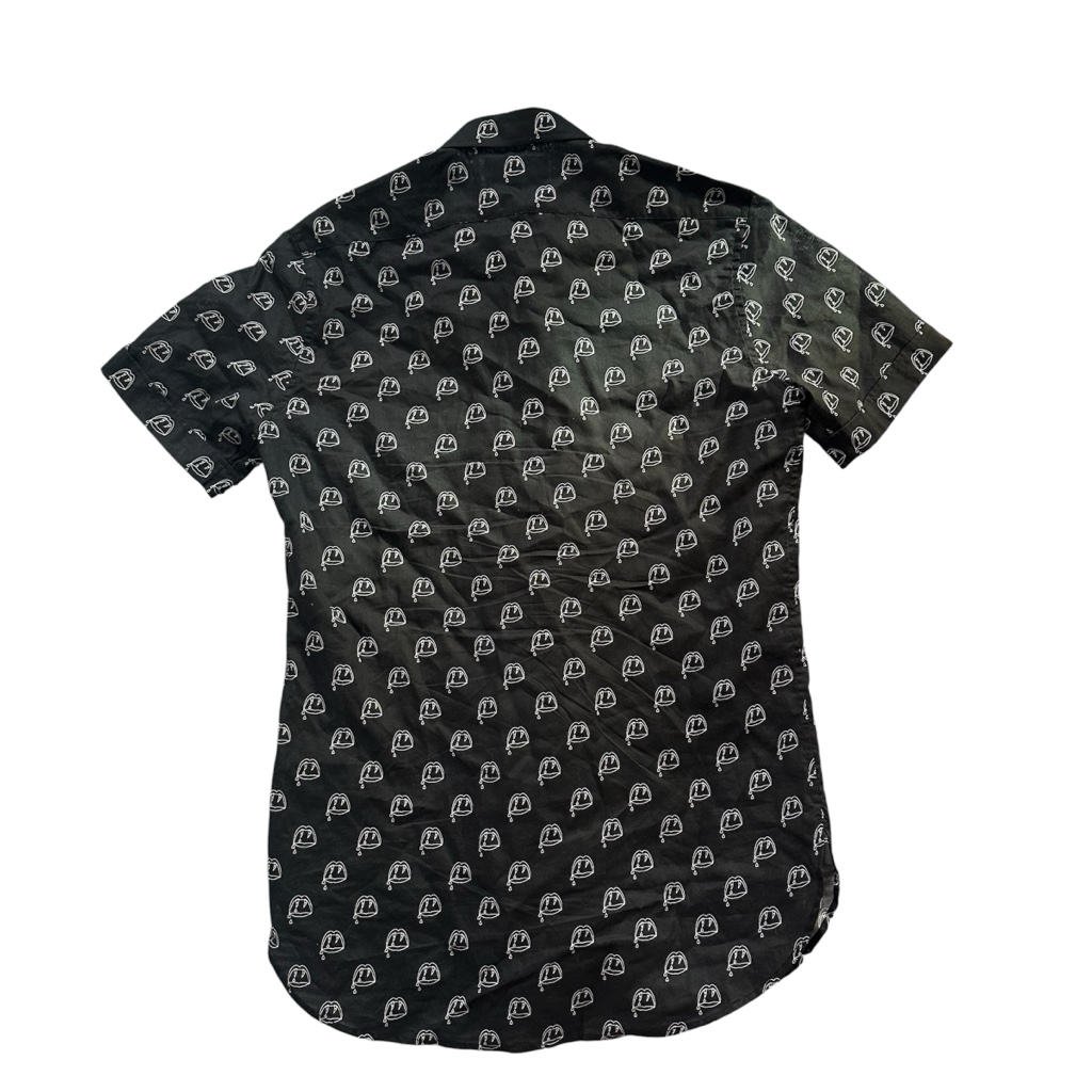 saint laurent paris 2013ss ブラッドラスター 総柄シャツ 半袖