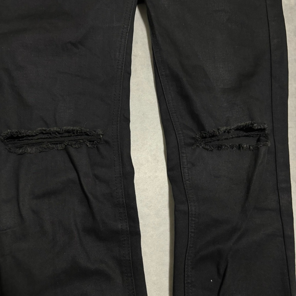 2000s archive coating damage skinny pants - ARCHIVESTOCK