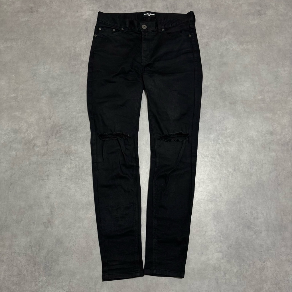 2000s archive coating damage skinny pants - ARCHIVESTOCK